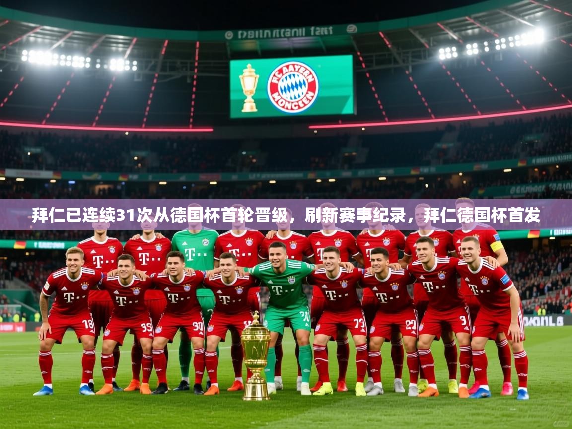 2025澳客体育平台拜仁已连续31次从德国杯首轮晋级,刷新赛事纪录,拜仁德国杯首发 第4张